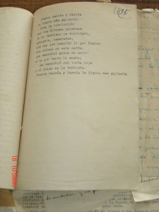 Poesía a France García, 'el de la logia'_ Causa 366-37, c