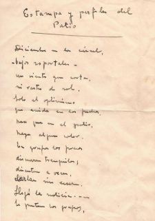 estampa y perfiles del patio